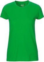 Fairtrade Ladies Fit T-Shirt met ronde hals Green - XL