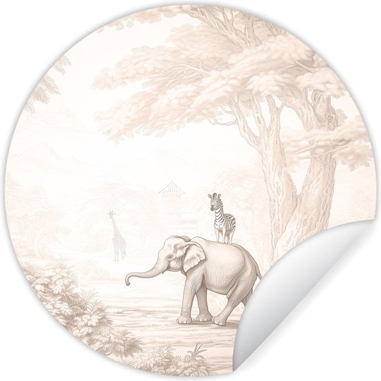 Muurstickers - Sticker Folie - Een open haard met vuur - 80x40 cm - Plakfolie
