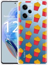 Cazy Hoesje geschikt voor Xiaomi Redmi Note 12 Pro 5G Franse Frietjes
