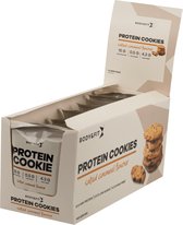 Body & Fit Protein Cookies - Barres Et En-Cas - *Nouveau* Caramel Salé - 600 Grammes (12 Biscuits)