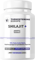 Shilajit+ 70% Fulvic Acids met HydroPerine™ - 120 Capsules (600mg)