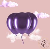 Ballons Métalliques Violet - Set de 6