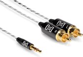 Hosa IMR-001.5, Drive Stereo Breakout Cable, 3.5 mm TRS to Dual RCA, 1.5 ft, 45cm
