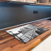 Inductiebeschermer Amsterdam | 60 x 52 cm | Keukendecoratie | Bescherm mat | Inductie afdekplaat