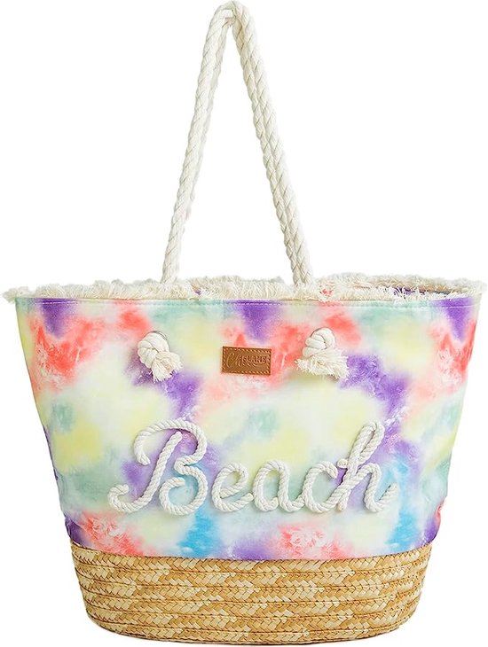 Lamyba Beach Tote Bag for Women, Waterproof, Sand Proof, White, X-Large Lamyba Beach Tote Bag for Women, Waterproof, Sand Proof, White, X-Large