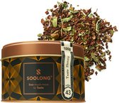 Soolong Taste South Africa Nr43 Honeybush (Rooibos) Thee - Zacht Zoet & Licht Fris - Honeybush, Guava, Citroenverbena - Duurzame Losse Thee - Premium Thee uit Zuid Afrika - Blik 100gram