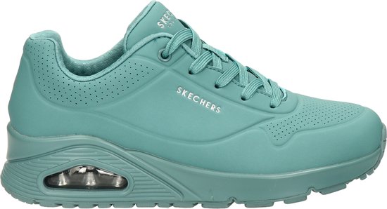 Skechers Uno - Stand On Air Dames Sneakers - Turquoise - Maat 40