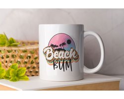 Mok Beach Bum- palm- wild- zomer - summer vibes - cadeau - cute - liefde - hot - warm - beach - zon - sunny - goede vibes - good vibes