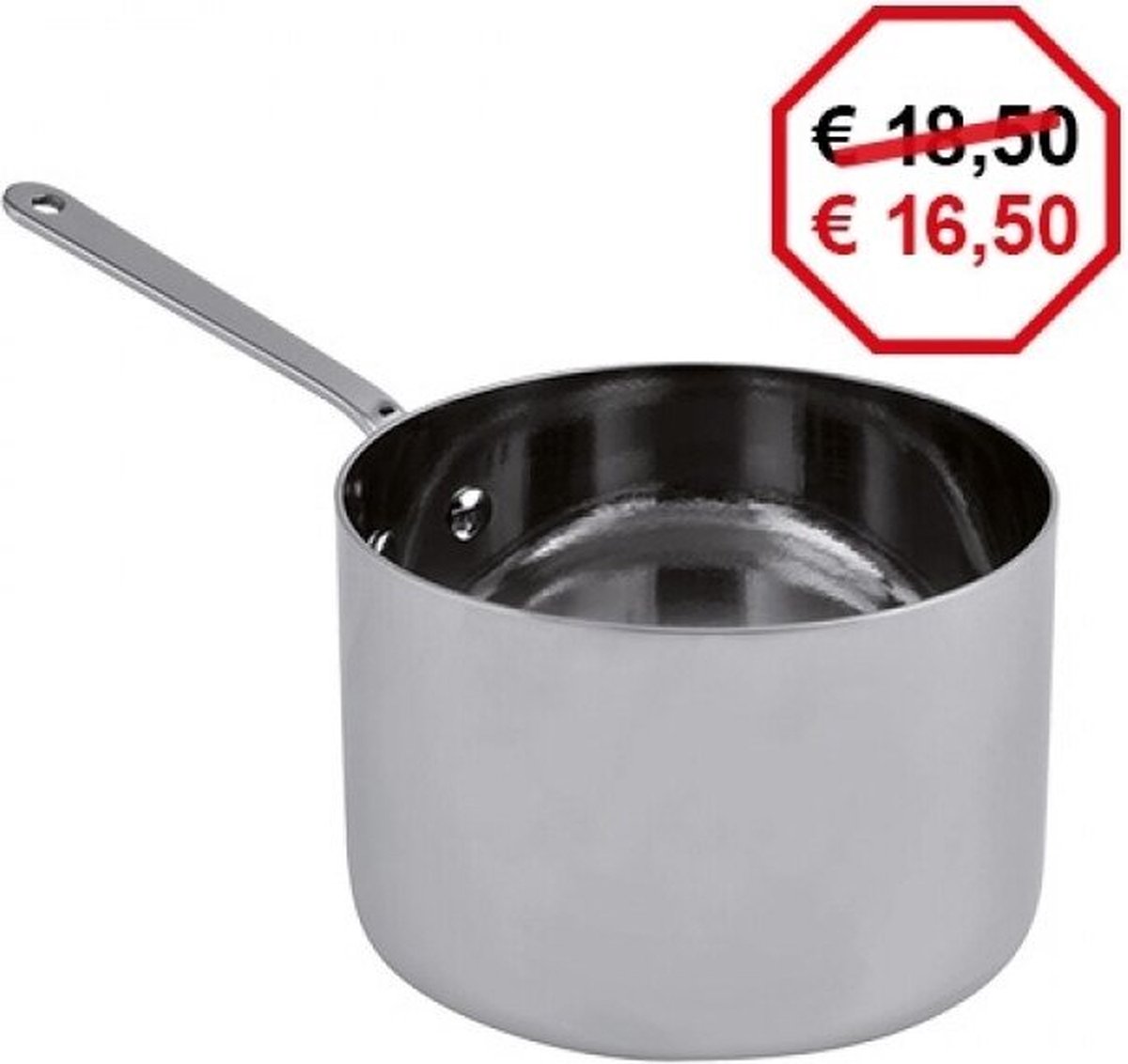 Serveer Steelpan Ø12cm 125236 - Horeca & Professioneel