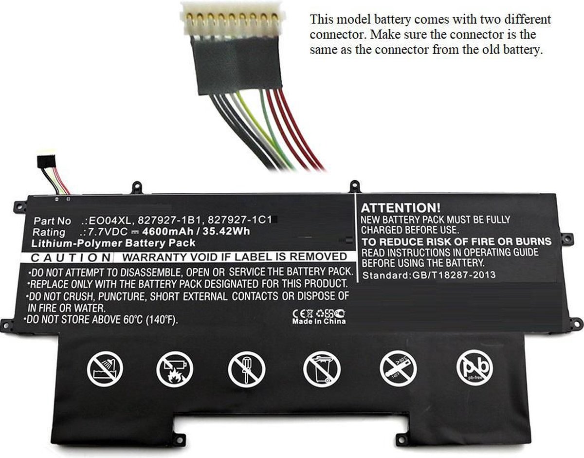 CoreParts MBXHP-BA0095 laptop reserve-onderdeel Batterij/Accu