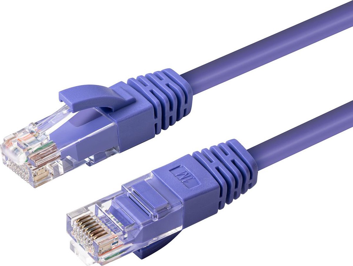 Microconnect MC-UTP6A03P netwerkkabel Paars 3 m Cat6a U/UTP (UTP)