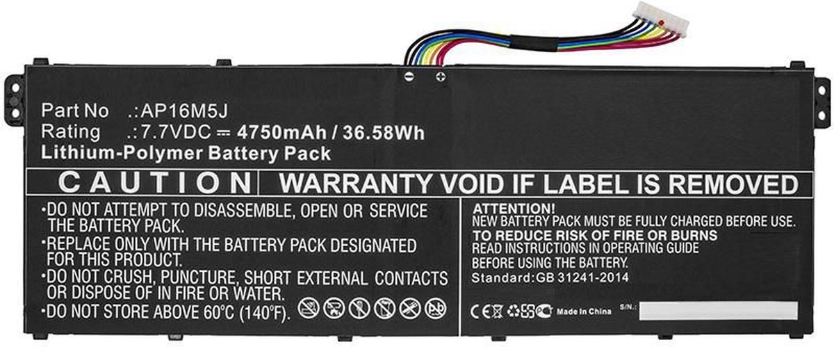 CoreParts MBXAC-BA0087 laptop reserve-onderdeel Batterij/Accu