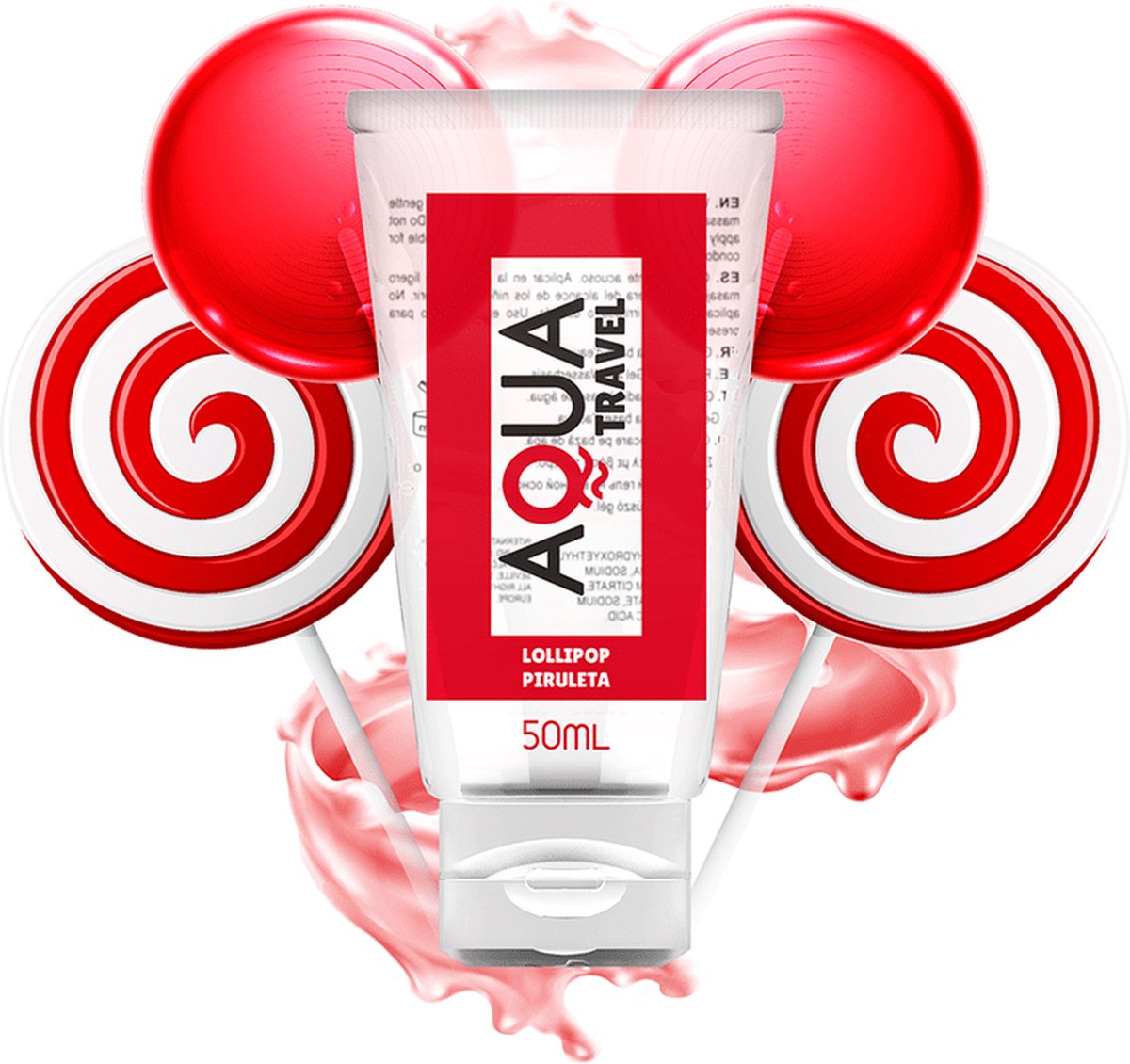 Goedkoopste AQUA TRAVEL | Aqua Travel Lollipop Flavour Waterbased Lubricant - 50 ML | Glijmiddel | Durex Glijmiddel | Glijmiddel Waterbasis