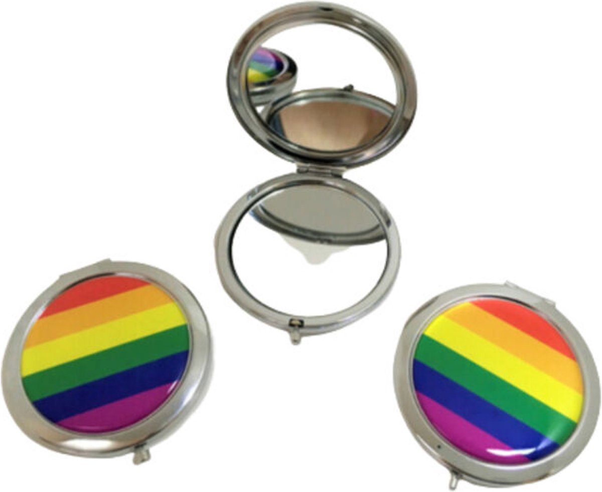 LGBT+ Pride Double Round Mirror