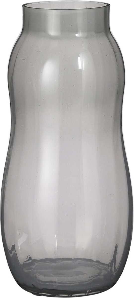 Mica Decorations Mesa Vaas - 24x24x50 cm - Glas - Lichtgrijs