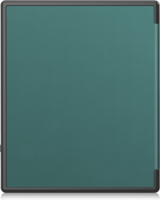 Hoesje Geschikt voor Kobo Elipsa 2E Hoes Book Case Trifold - Hoes Geschikt voor Kobo Elipsa 2E Hoesje Book Cover - Donkergroen van Hoesje  — afbeelding 5