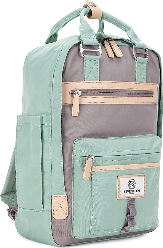 Moderne eenvoudige en unisex Wimbledon rugzak in pastel groen
