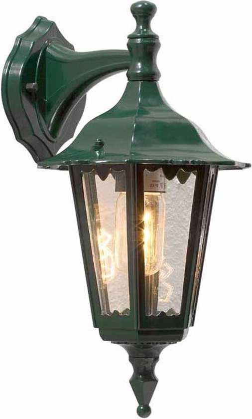 Konstsmide Firenze - Wandlamp neerwaarts 39cm - 230V - E27 - groen