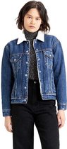 Levi's Jas In Jeans Blauw M Dames