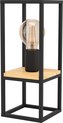 EGLO Libertad Tafellamp - E27 - 35 cm - Zwart/Bruin