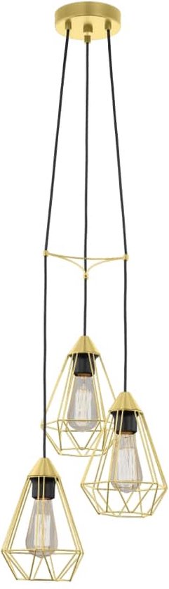 Lampe à suspension EGLO Tarbes / E27 - Ø 35,5 cm - Koper- Brossé