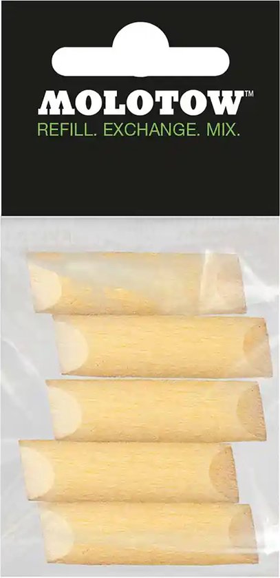 Molotow - vervangbare punt - High-flow chisel tip - 4-8mm - 5 stuks