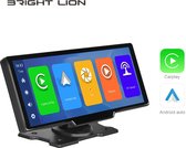 Bright Lion®- Navigatiesysteem - 10 Inch - Geschikt voor Apple CarPlay (Draadloos) en Android Auto – 2023 Model Autoradio - Universeel Geschikt voor alle Auto's