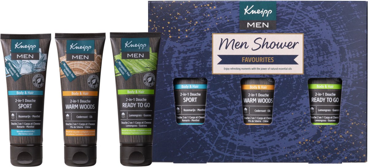4x Kneipp Geschenkset Men Shower Favourites 1 set