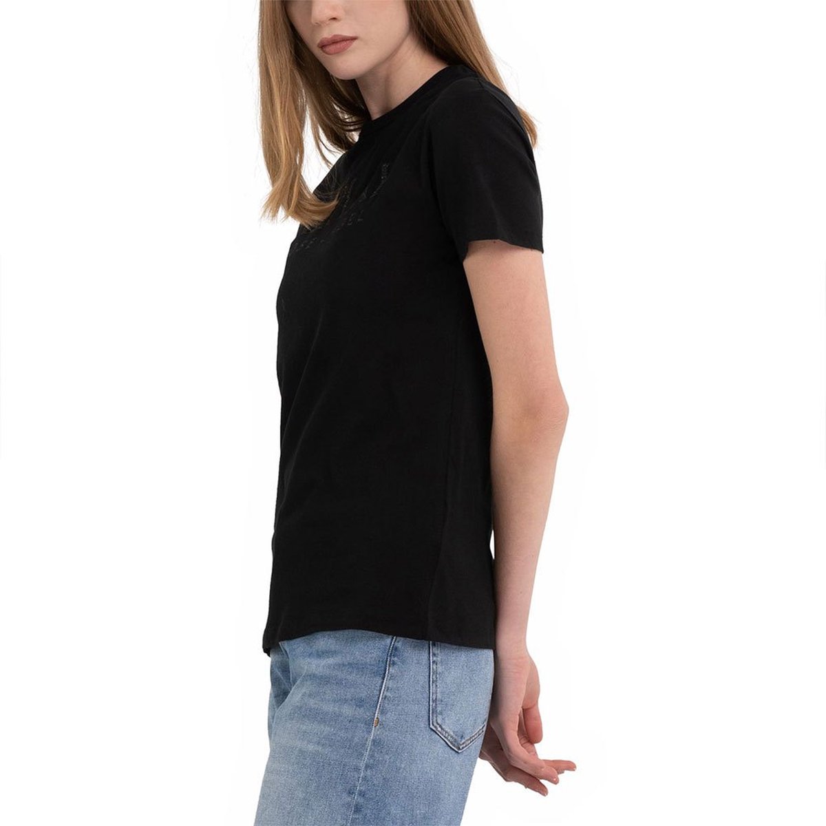 Replay W3510p.000.20994 Short Sleeve T-shirt Woman in Natural