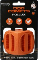 Jouet pour chien durable Dog Comets Pollux - Cube de friandises pour chiens - Extrêmement solide - Convient aux chiens - Orange - 5,5x5,5cm