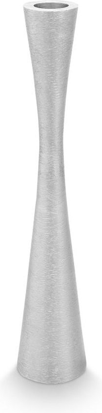 vtwonen Kandelaar van Metaal - Woondecoratie - Zilver - 25,5cm