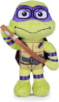 Donatello (Paars) Teenage Mutant Ninja Turtles (Mutant Mayhem) Pluche Knuffel 30 cm [Nickelodeon Plush Toy | Speelgoed knuffeldier knuffelpop voor kinderen jongens meisjes | Michelangelo, Leonardo, Donatello, Raphael]