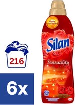 Silan Adoucissant Sensualité - 6 x 900 ml (216 lavages)
