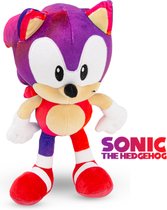 Sonic The Hedgehog Ultra (Roze/Paars) Pluche Knuffel 30 cm {Sonic the Hedgehog 2 Plush Toy | Speelgoed knuffeldier knuffelpop voor kinderen jongens meisjes | Sonic De Egel | Silver, Knuckles, Shadow, Miles Tails Prower , Amy, Dr. Eggman}