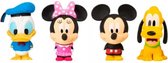 Mickey and friends gummen set - Donald Duck Pluto Mickey en mini Mouse gum - EXTRA verrassing gum van 6 cm