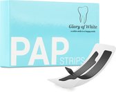 Glory of White Teeth Whitening Strips - PAP+ Charcoal - Tanden Bleekstrips - Tanden bleken - Tandenblekers - Zonder Peroxide - 14 Stuks