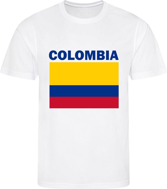 Bejaarden Eerlijk financieel Colombia - T-shirt Wit - Voetbalshirt - Maat: 134/140 (M) - 9 - 10 jaar -  Landen shirts | bol.com