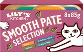 Lily's Kitchen Selectie Patés - Kattenvoer Natvoer - Lam Kalkoen Eend Kip & Wild - 32 x 85 g