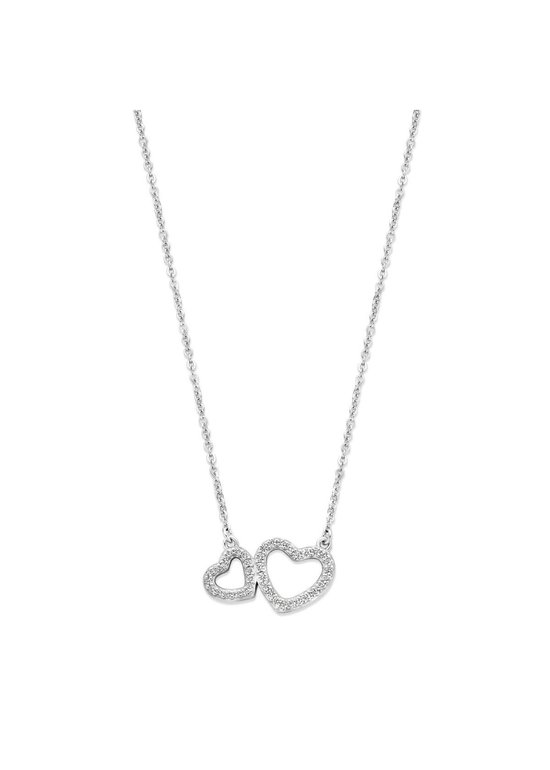 Amor Collier Collana Donna In Argento Sterling 925 - Lunghezza Regolabile 42+3 Cm, Regalo In Cofanetto - 2