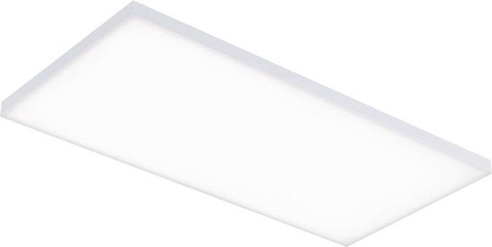 Paulmann Velora - Plafonnier - blanc mat - dimmable - Zigbee - Smart Home - Warmwit à blanc lumière du jour - angulaire -