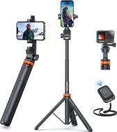 Sounix SelfieStick Tripod - Camerastatief - 160cm - Selfiestick Universeel - Tripod Geschikt voor iPhone Samsung en Action Cam