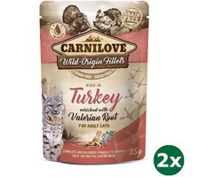 Carnilove pouch turkey kattenvoer 2x 24x85 gr