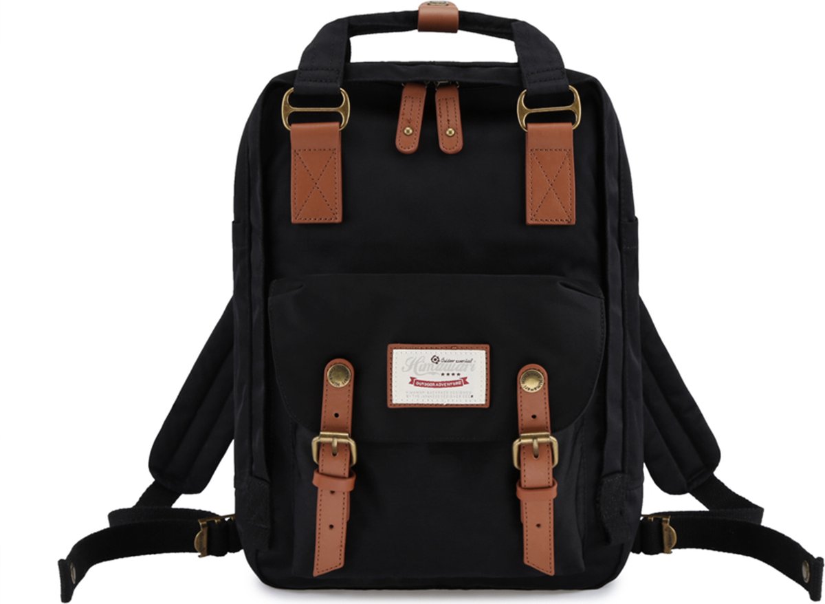Rugzak & laptoptas - Zwart - rugtas - 15.6 inch laptop - laptopvak - Schooltas - laptoptassen - waterafstotend - dames - heren - jongens - meisjes