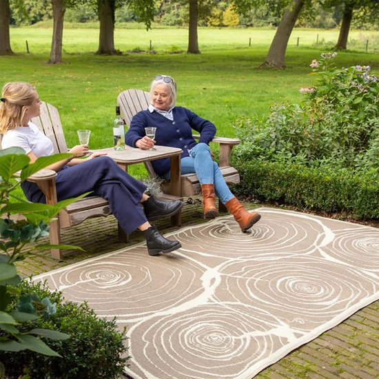 Esschert - Design - Buitenkleed - jaarringen - 240x150 - cm van Merkloos — afbeelding 4