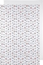 Meyco Bébé Animal/ Uni drap de berceau - pack de 2 - blanc - 75x100cm