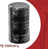 AZDelivery Kondensator Supercapacitor 2.7V 500 Farad Inclusief E-Book!