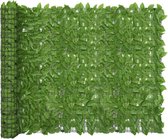 vidaXL-Balkonscherm-met-groene-bladeren-300x150-cm