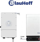 Blauhoff set | 10kWh omvormer + 10kWh zonnepaneel batterij