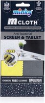 Minky - Schoonmaakdoek Anti-Bacterieel Scherm en Tablet 2 stuks - Polyester - Grijs