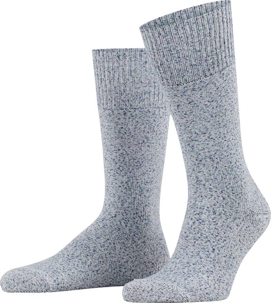 FALKE Rain Dye casual duurzaam biologisch katoen sokken heren blauw - Maat 39-42